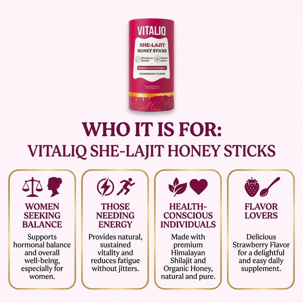 She-Lajit Honey Sticks - Menopause Formula