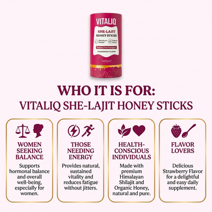 She-Lajit Honey Sticks - Menopause Formula