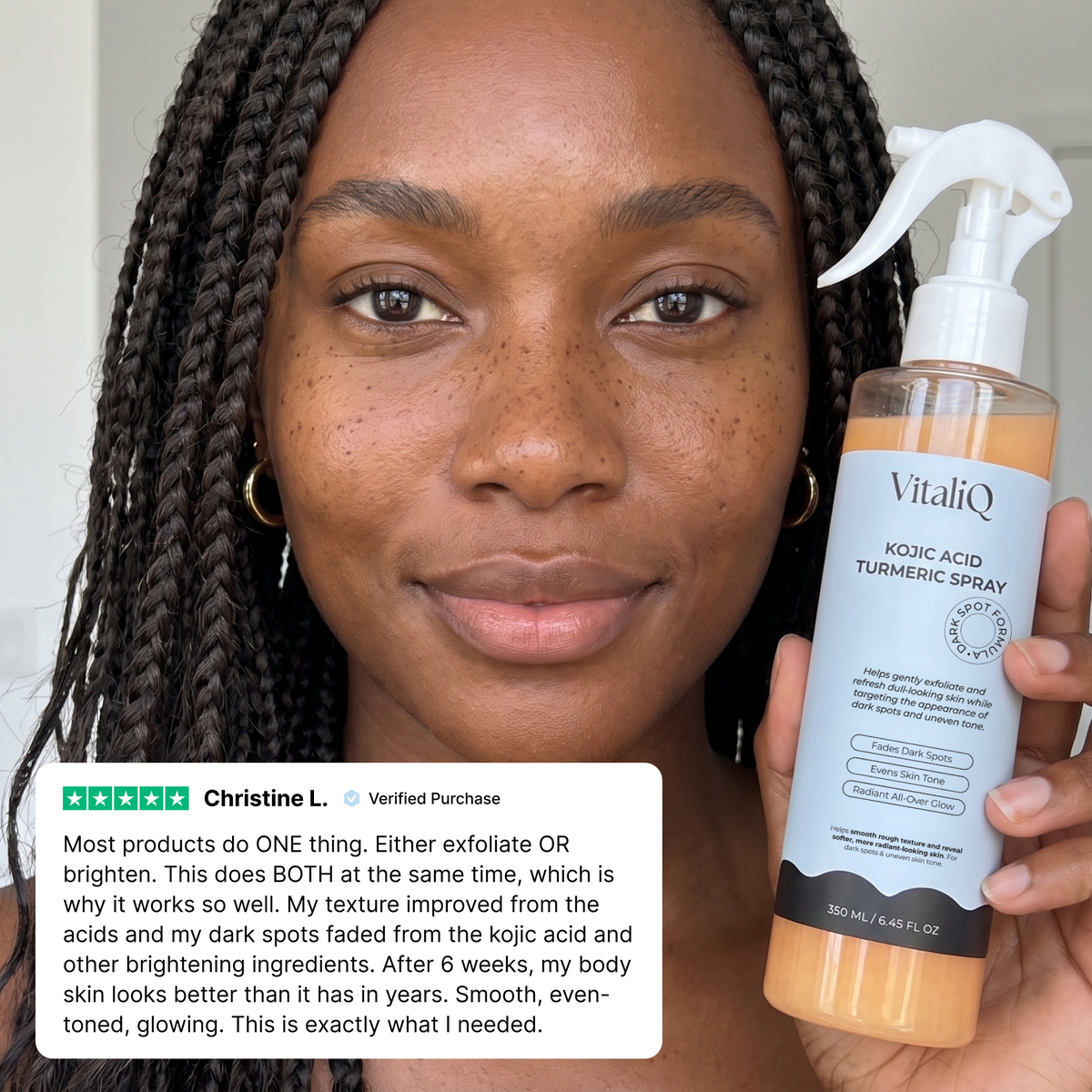 Kojic Acid Turmeric spray - Dark Spot Formula