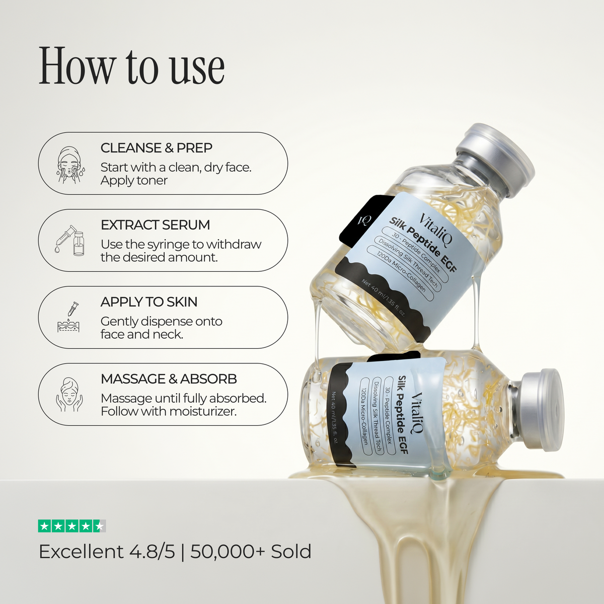 Korean Silk Peptide Botox Serum