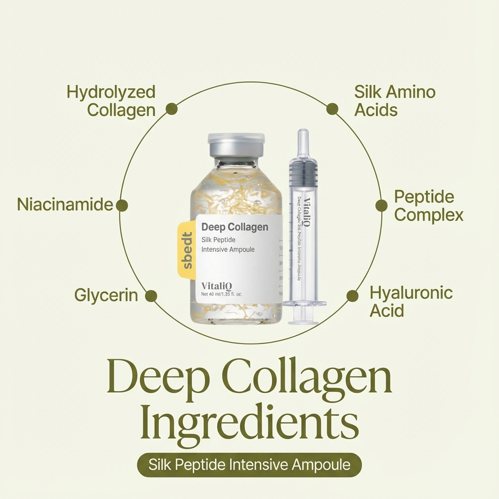 VitaliQ Korean Silk Peptide Botox Serum