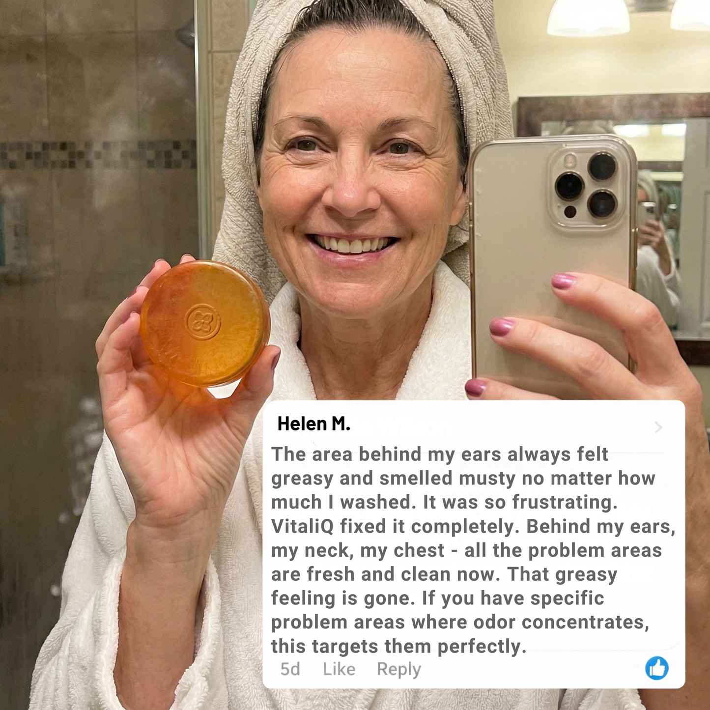 Japanese Persimmon Soap - Anti Nonenal Odour