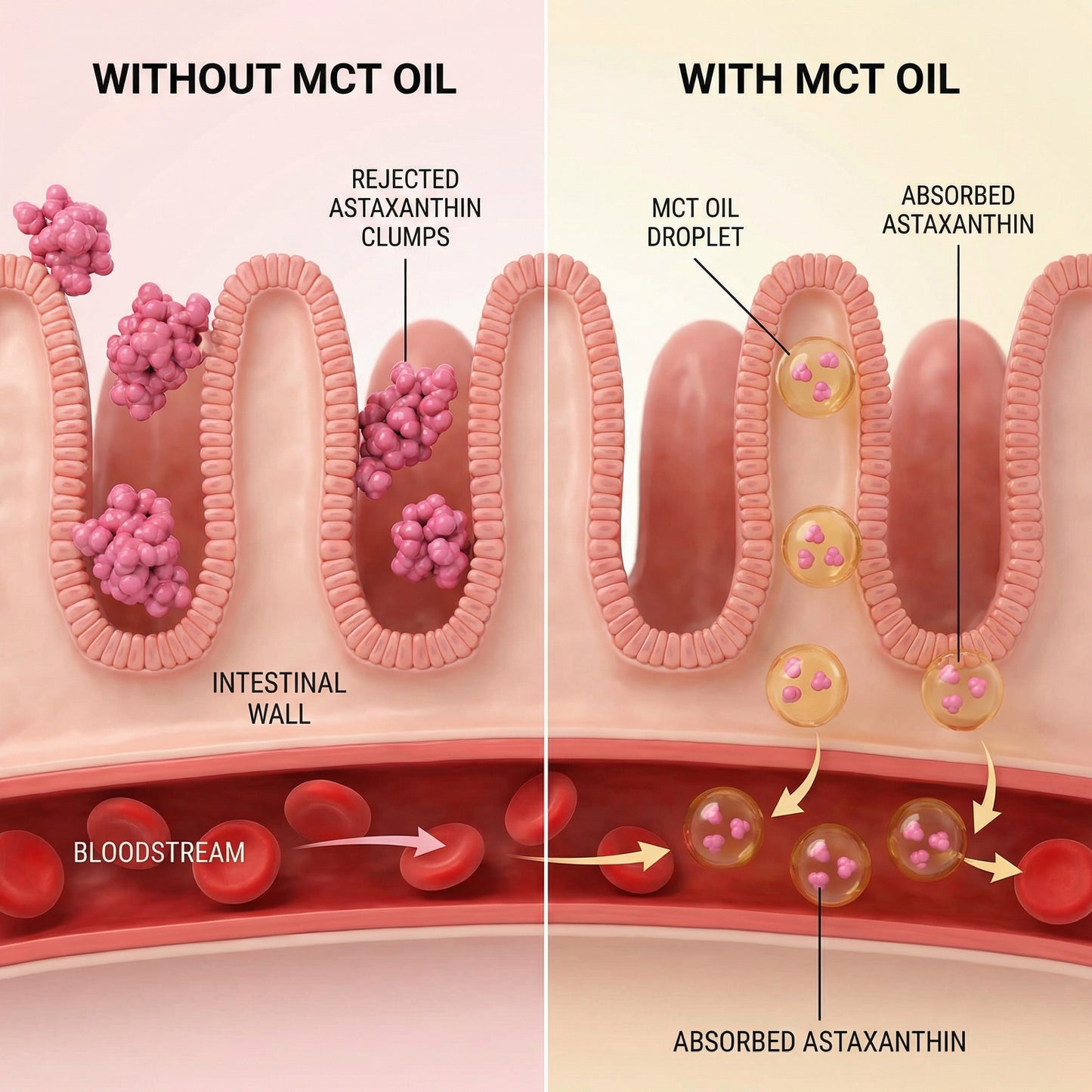 Pure Astaxanthin with MCT oil