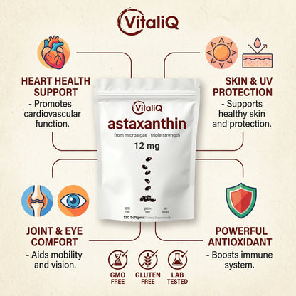Pure Astaxanthin with MCT oil