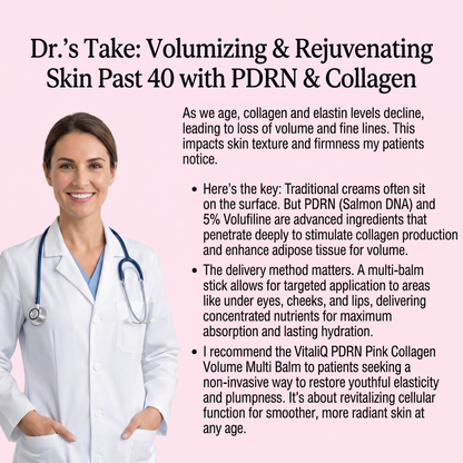 NEW PDRN Pink Collagen Balm : 5% Volufiline + NAD