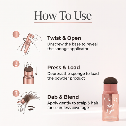 Vitaliq Shape Tape™ Dab & Go Hair Concealer