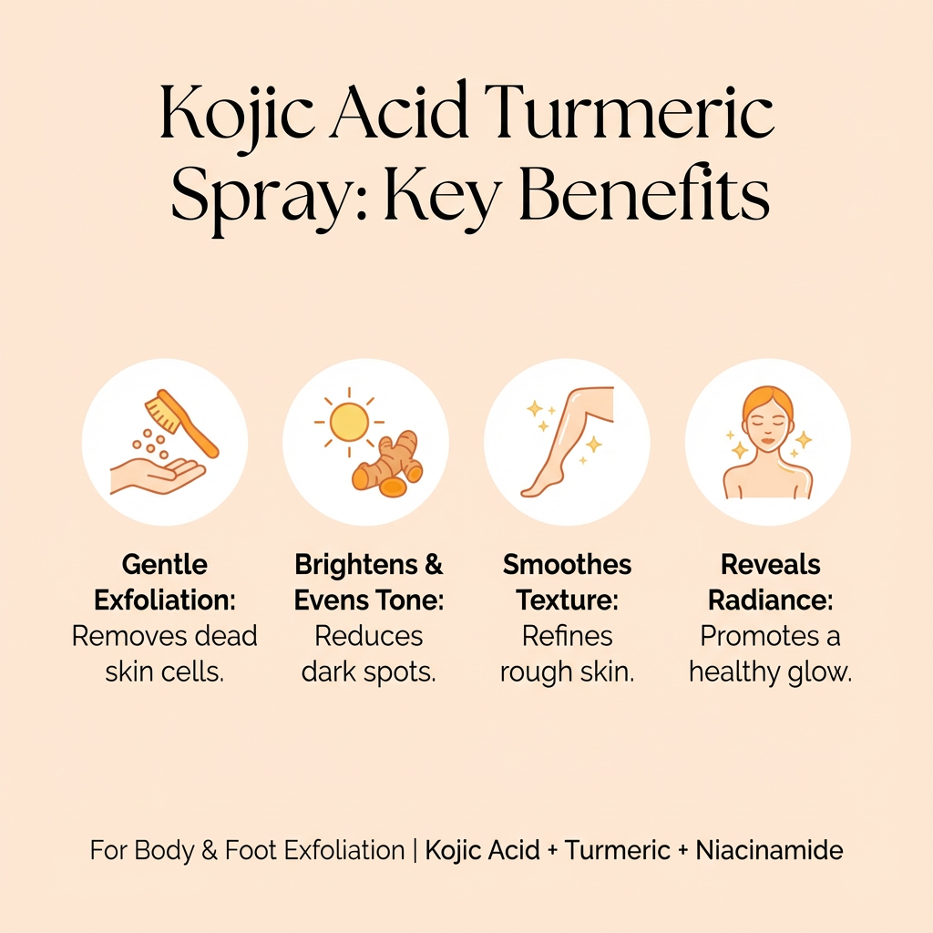 Kojic Acid Turmeric spray - Dark Spot Formula