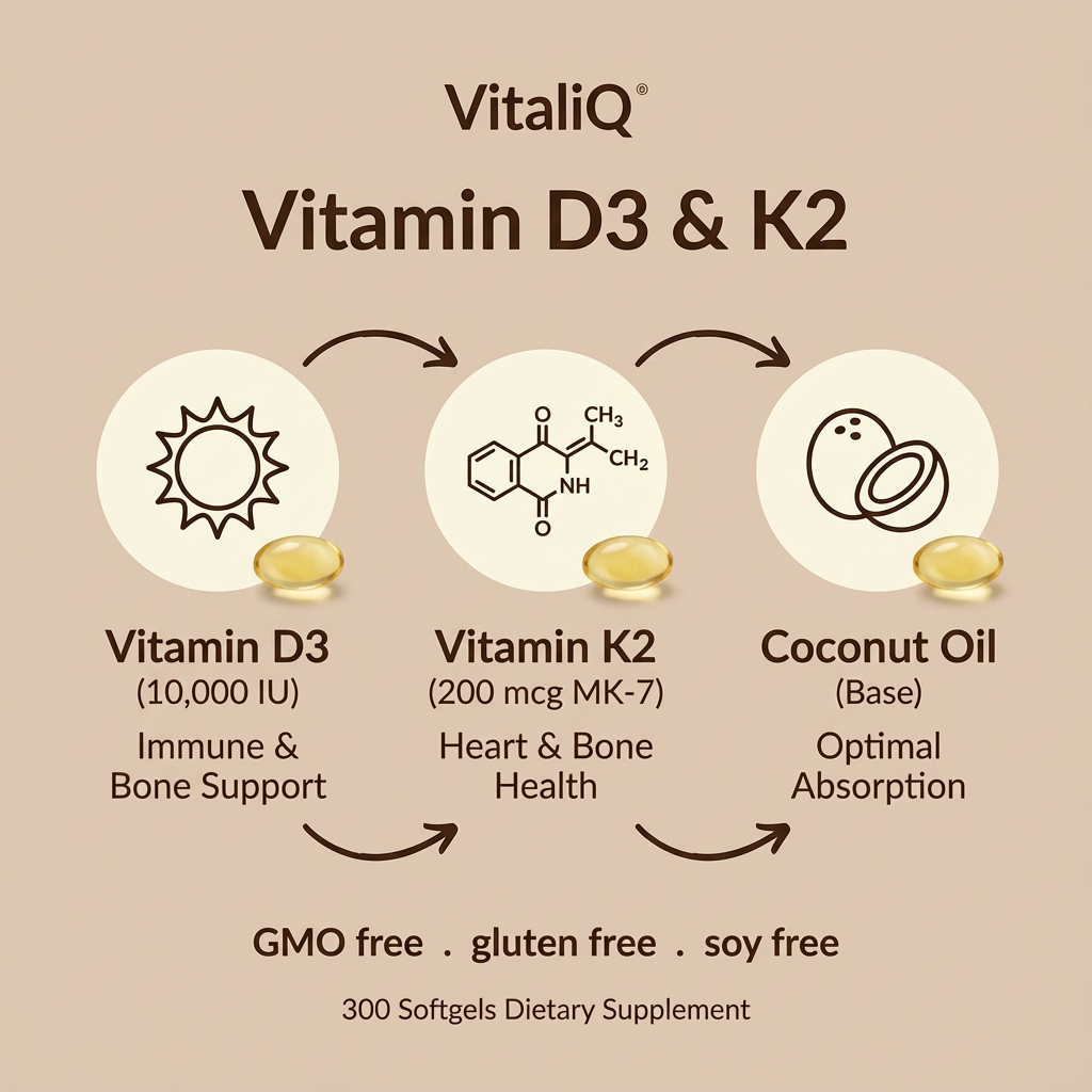 Advanced Vitamin D3+K2 - 10000 IU