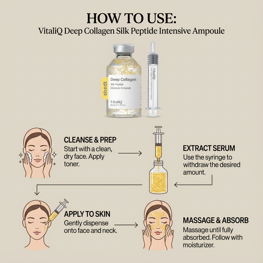 VitaliQ Korean Silk Peptide Botox Serum